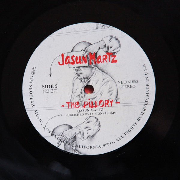 Jasun Martz : The Pillory (LP, Album, RE)
