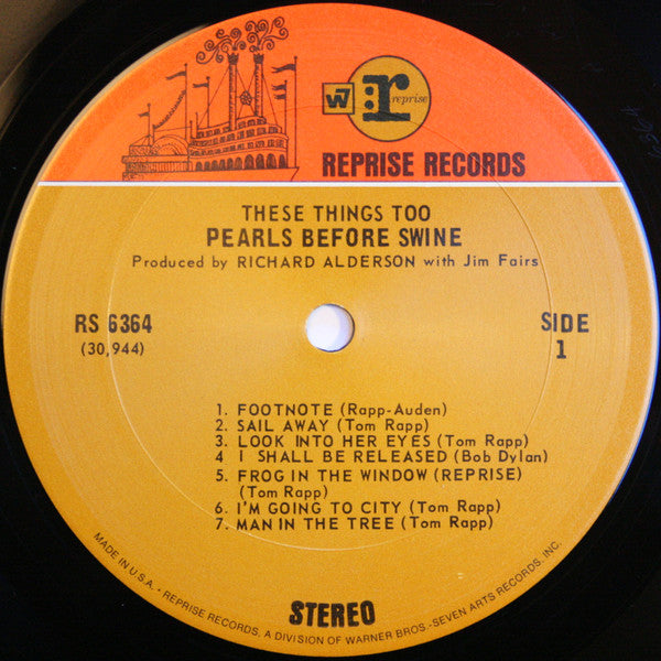 Pearls Before Swine : These Things Too (LP, Album, San)