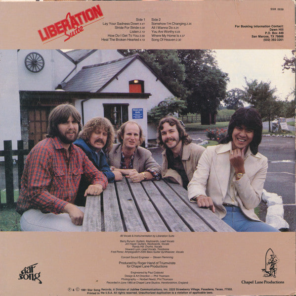 Liberation Suite : Stride For Stride (LP, Album)