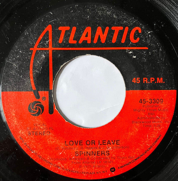 Spinners : Love Or Leave (7", Single, PL )