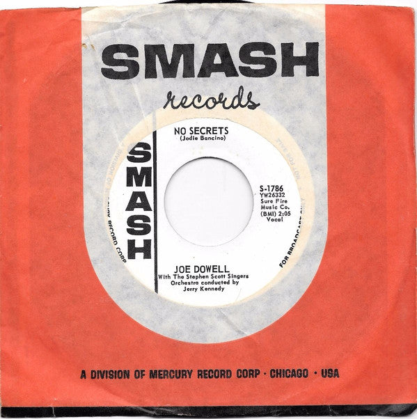 Joe Dowell : Poor Little Cupid (7", Single, Promo)