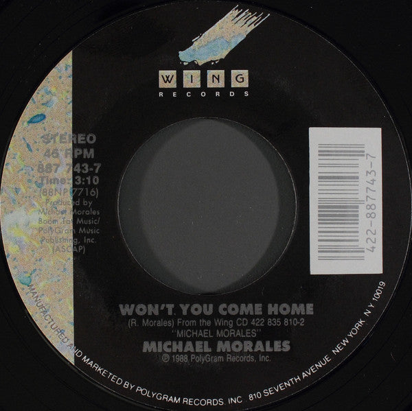Michael Morales : Who Do You Give Your Love To? (7", Single, Styrene)