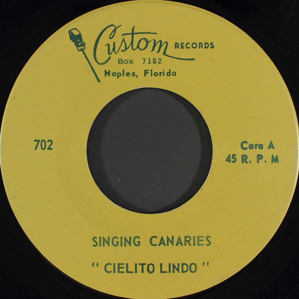 The Parker Canaries, Hal Pearl : Singing Canaries (7", RE)
