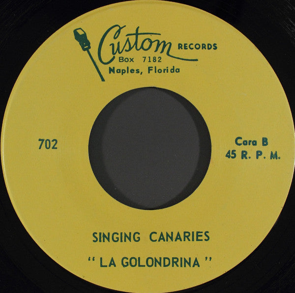The Parker Canaries, Hal Pearl : Singing Canaries (7", RE)
