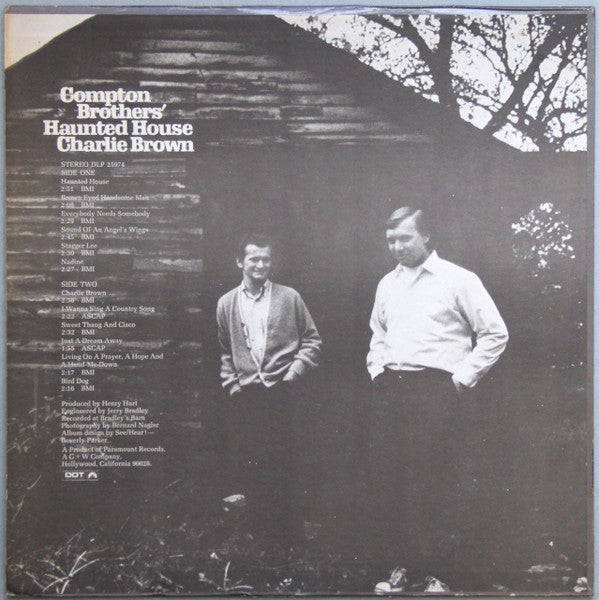 The Compton Brothers : Haunted House / Charlie Brown (LP, Album, Ind)