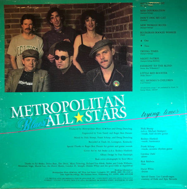 Metropolitan Blues All Stars : trying times (LP)