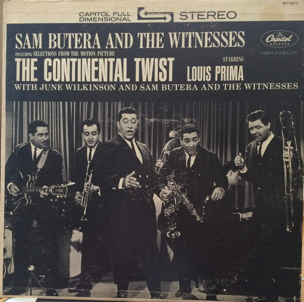 Sam Butera And The Witnesses : The Continental Twist (LP, Album)