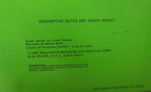Pete Seeger : Abiyoyo & Other Story Songs For Children By Pete Seeger (LP)