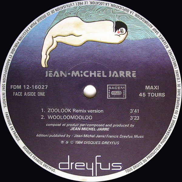 Jean-Michel Jarre : Zoolook (12", Maxi)