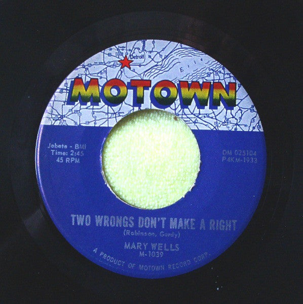 Mary Wells : Laughing Boy (7", Single)