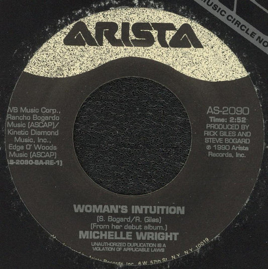 Michelle Wright : Woman's Intuition (7", Single)