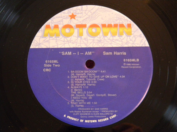 Sam Harris (2) : Sam-I-Am (LP, Album, Club)
