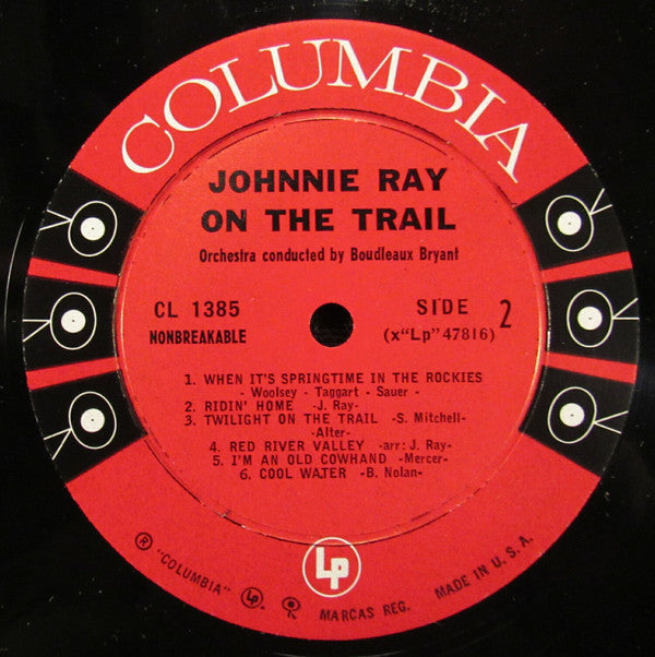 Johnnie Ray : On The Trail (LP, Mono)