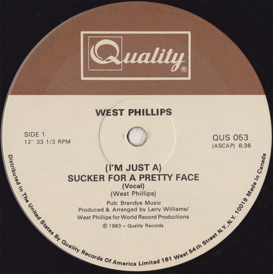 West Phillips - (I'm Just A) Sucker For A Pretty Face (VG)