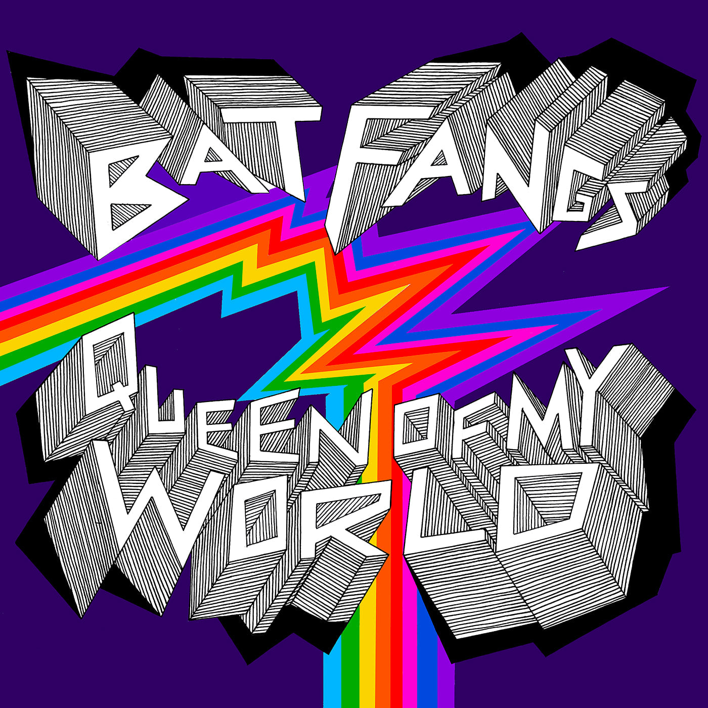 Bat Fangs - Queen of My World (Yellow Vinyl)