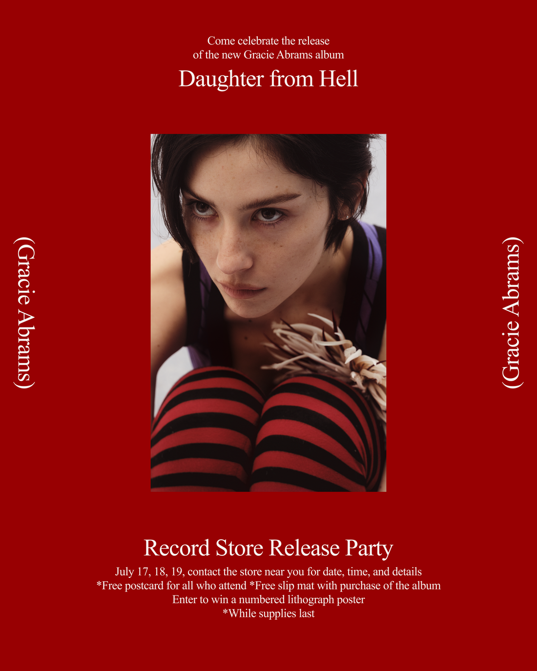 Gracie Abrams Daughter From Hell Listening Party