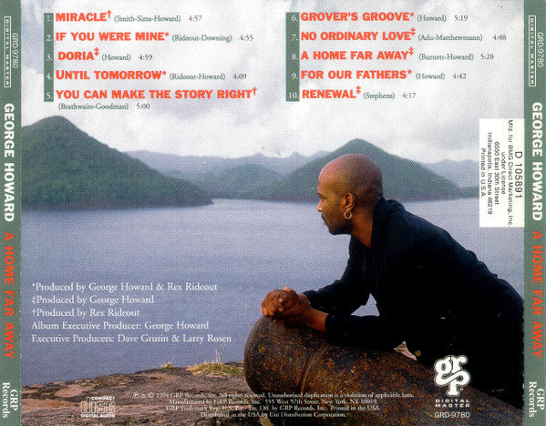 George Howard : A Home Far Away (CD, Album, Club)