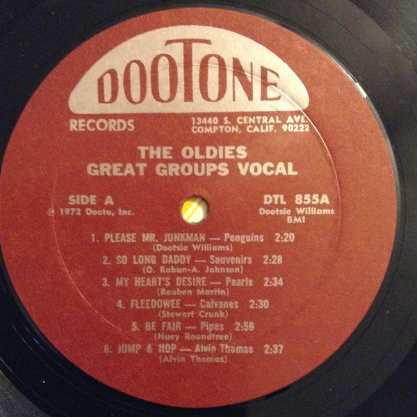 Various : The Oldies Great Groups/Vocal (LP, Comp)
