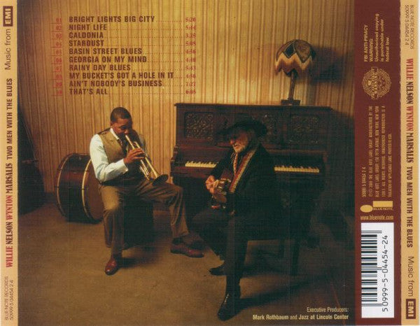 Willie Nelson, Wynton Marsalis : Two Men With The Blues (CD, Album)