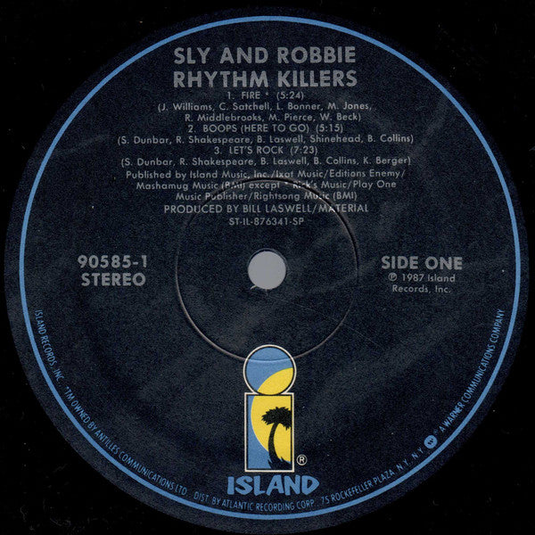 Sly & Robbie : Rhythm Killers (LP, Album, SP )