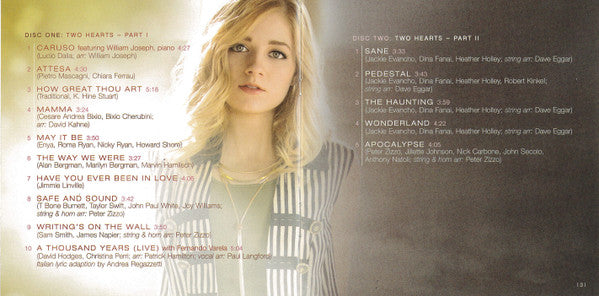 Jackie Evancho : Two Hearts (2xCD, Album)