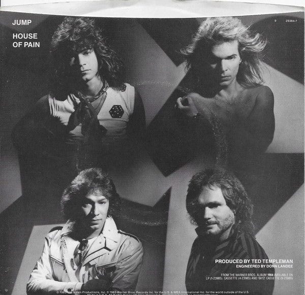 Van Halen : Jump! (7", Single, Jac)