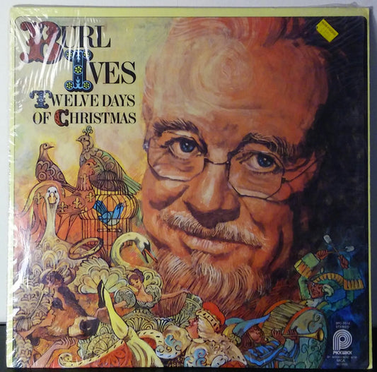 Burl Ives : Twelve Days Of Christmas (LP, Album, Sil)