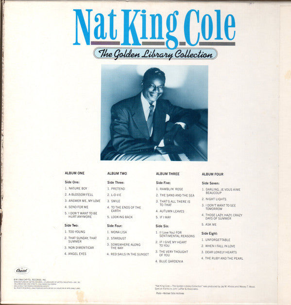 Nat King Cole : The Golden Library Collection (4xLP, Comp, Jac)