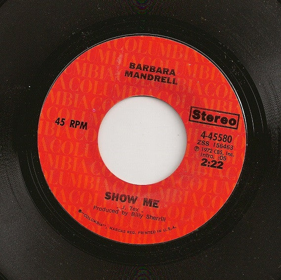 Barbara Mandrell : Show Me / Satisfied (7", Single)