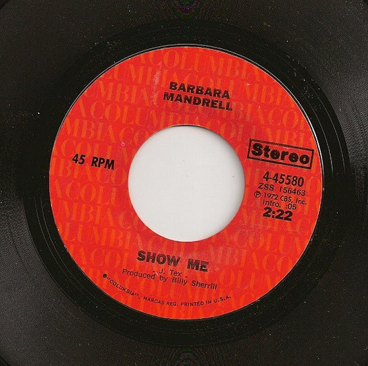 Barbara Mandrell : Show Me / Satisfied (7", Single)
