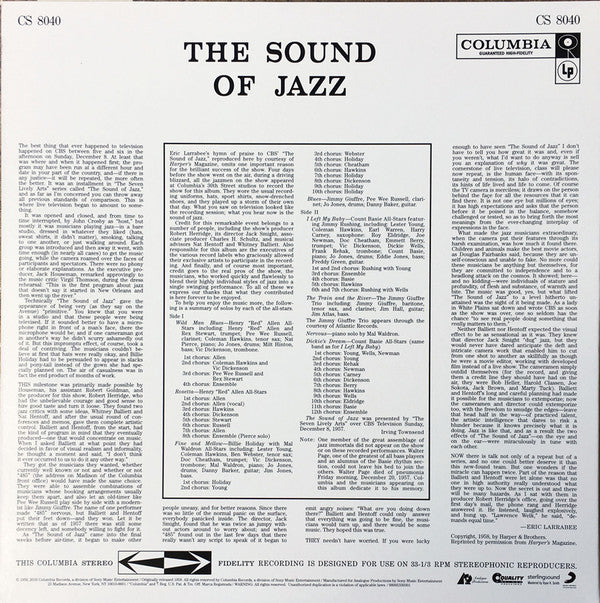 Various : The Sound Of Jazz (LP, Album, RM, RP, 200)