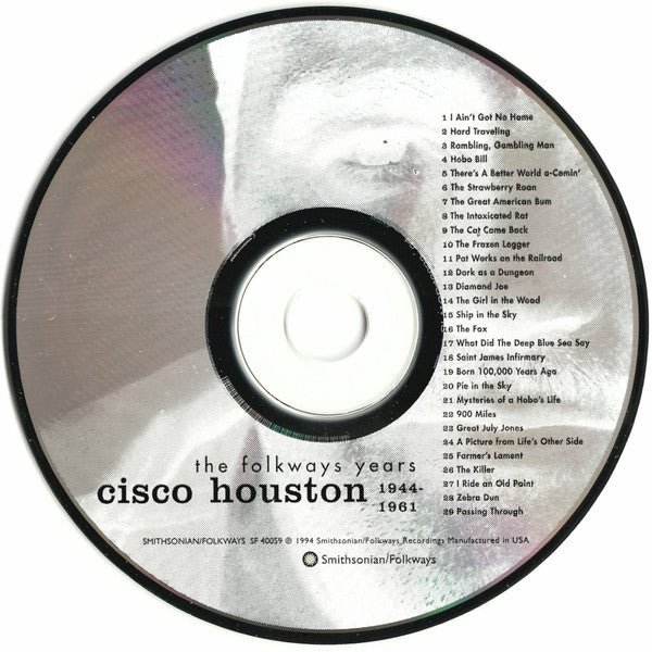 Cisco Houston : The Folkways Years 1944-1961 (CD, Comp, RP)
