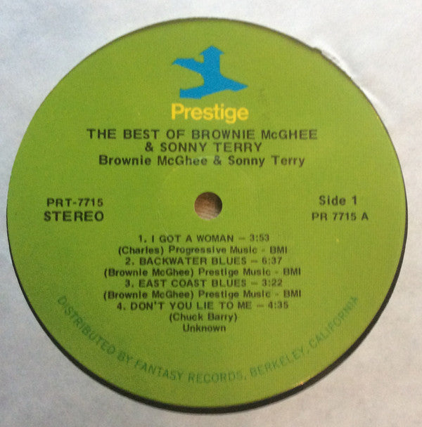 Sonny Terry & Brownie McGhee : The Best Of Brownie McGhee And Sonny Terry (LP, Comp, RP)