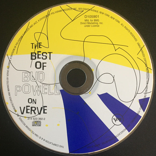 Bud Powell : The Best Of Bud Powell On Verve (CD, Comp, Club, RM)