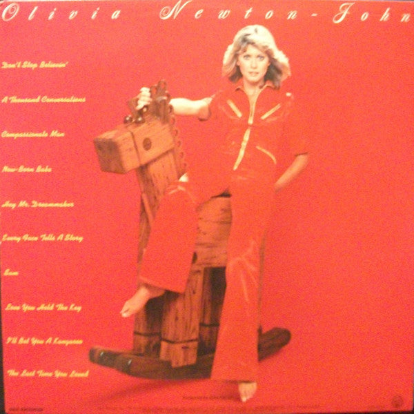 Olivia Newton-John : Don't Stop Believin' (LP, Album, RP, Pin)