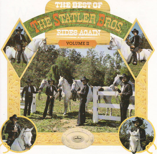 The Statler Brothers : The Best Of The Statler Bros. Rides Again Volume II (CD, Comp)