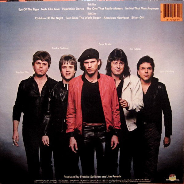 Survivor : Eye Of The Tiger (LP, Album, Ter)