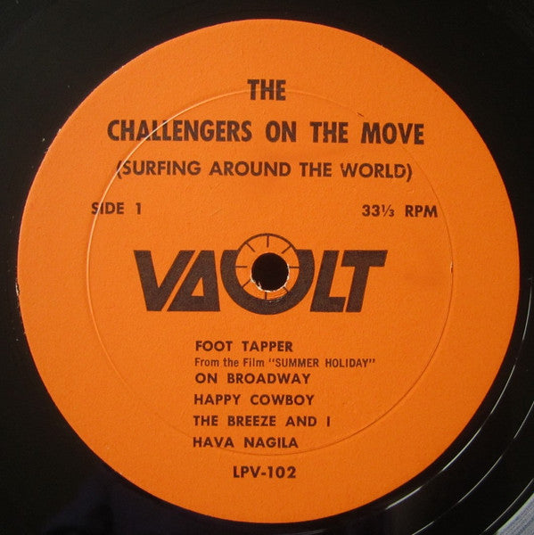 The Challengers : The Challengers On The Move (Surfing Around The World)  (LP, Album)
