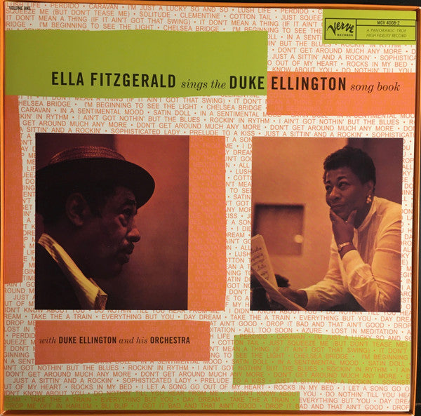 Ella Fitzgerald With Duke Ellington And His Orchestra : Ella Fitzgerald Sings The Duke Ellington Song Book (4xLP, Album, Mono, RE, 180 + Box)