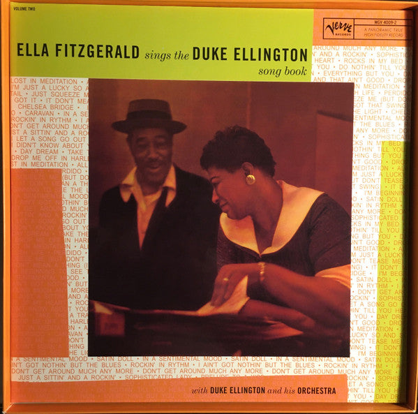 Ella Fitzgerald With Duke Ellington And His Orchestra : Ella Fitzgerald Sings The Duke Ellington Song Book (4xLP, Album, Mono, RE, 180 + Box)