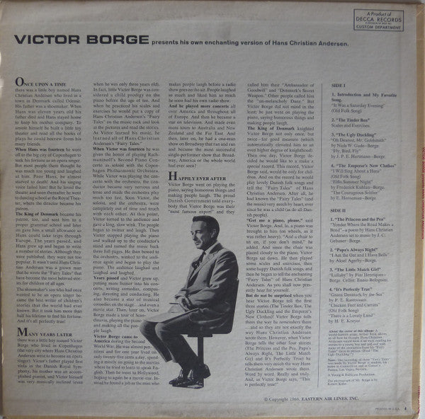 Victor Borge (2) : Victor Borge Presents His Own Enchanting Version Of Hans Christian Andersen (LP, Pin)