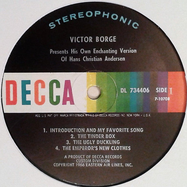 Victor Borge (2) : Victor Borge Presents His Own Enchanting Version Of Hans Christian Andersen (LP, Pin)