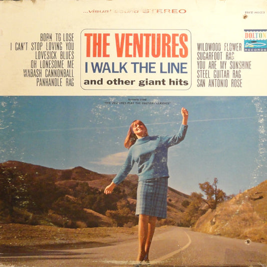 The Ventures : I Walk The Line And Other Giant Hits Aka The Ventures Play The Country Classics (LP, Album, RE)