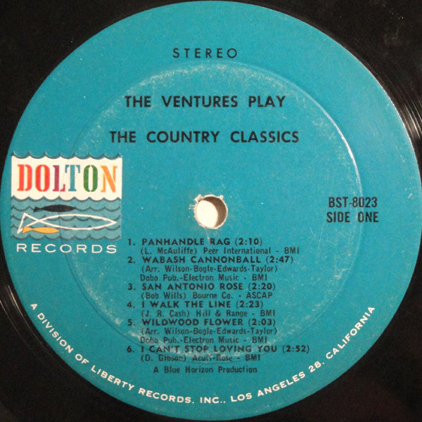 The Ventures : I Walk The Line And Other Giant Hits Aka The Ventures Play The Country Classics (LP, Album, RE)