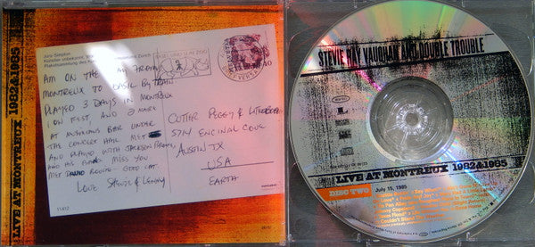 Stevie Ray Vaughan And Double Trouble* : Live At Montreux 1982 & 1985 (2xCD, Album)