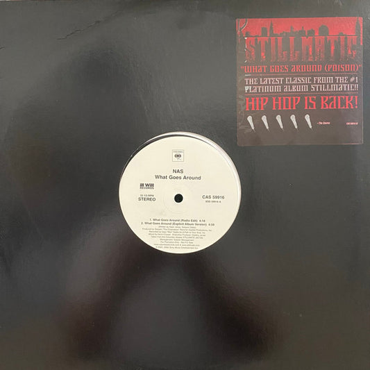 Nas : What Goes Around (Poison) (12", Promo)
