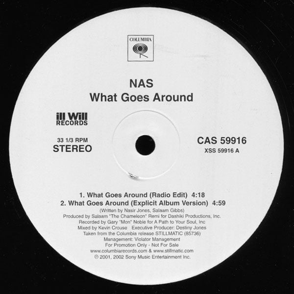 Nas : What Goes Around (Poison) (12", Promo)