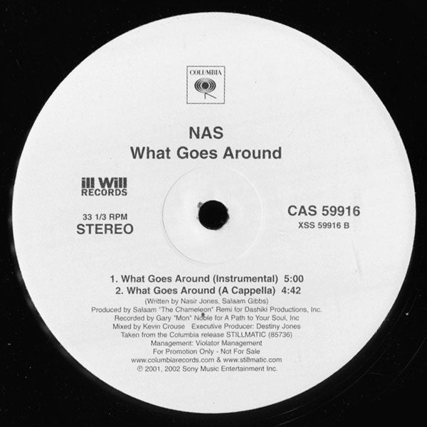 Nas : What Goes Around (Poison) (12", Promo)