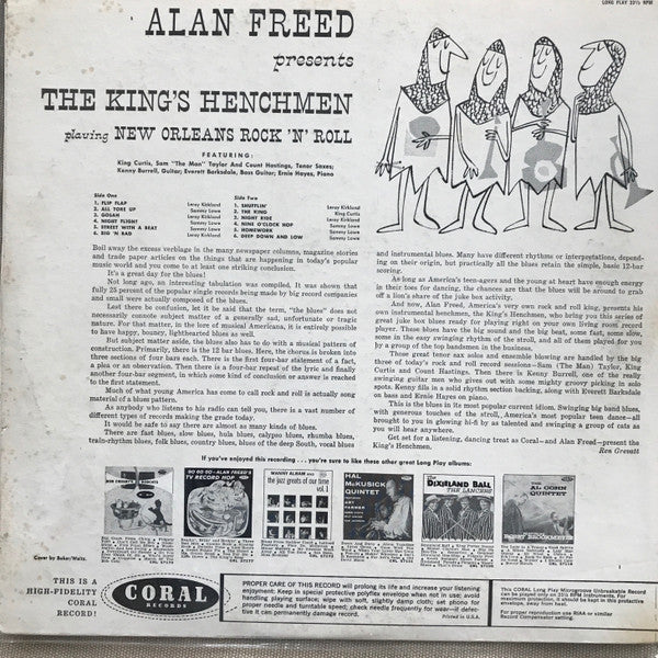The King's Henchmen : Alan Freed Presents The Kings Henchmen Playing New Orleans Rock and Roll (LP, Album, Mono)