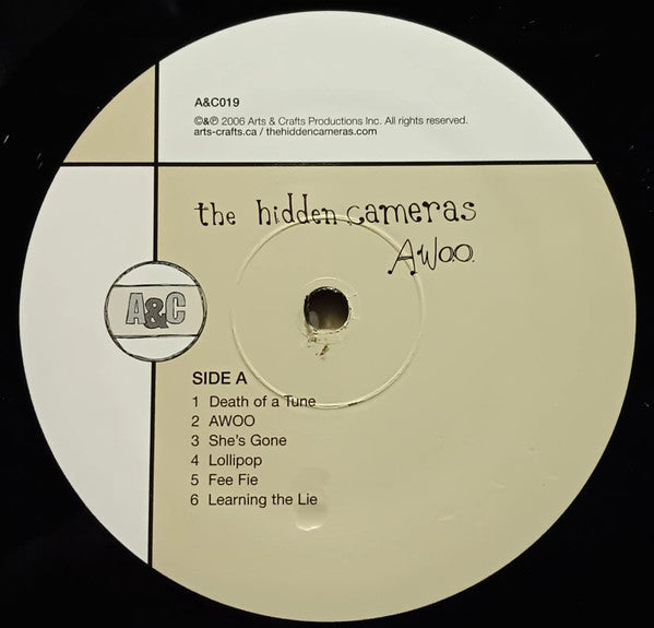 The Hidden Cameras : Awoo (LP, Album)